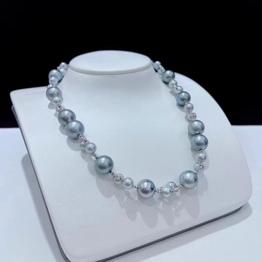 Akoya pearl & Tahitian pearl Earrings