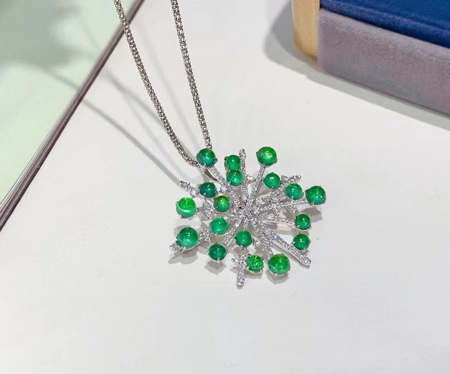 Emerald Brooch/Pendant