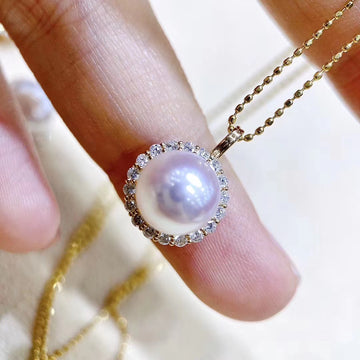 Diamond & Akoya pearl Pendant