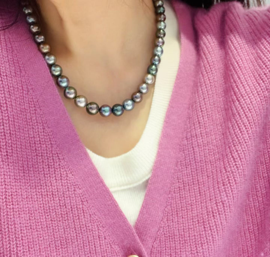 Black Queen Tahitian Pearl Necklace