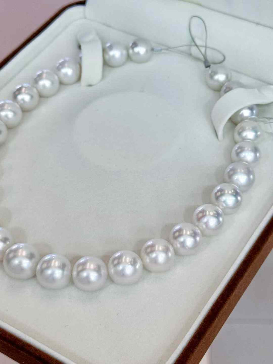 15.2-17.8mm White South Sea Pearl Necklace