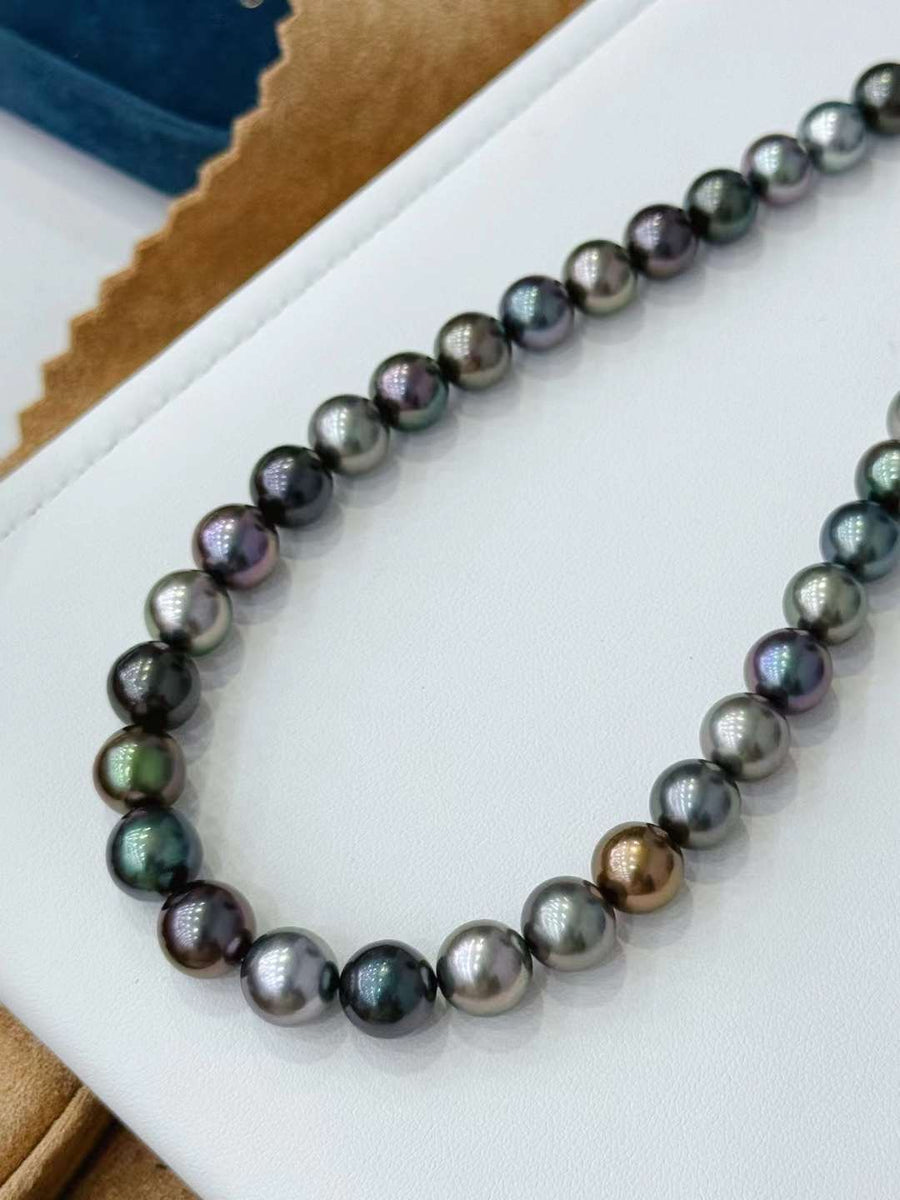 Mixed-Color Tahitian Pearl Necklace