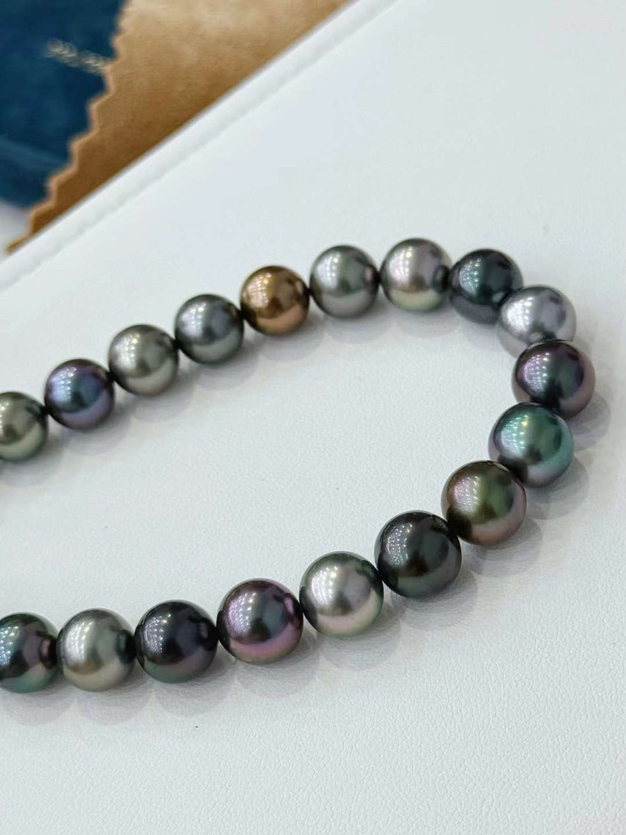 Mixed-Color Tahitian Pearl Necklace