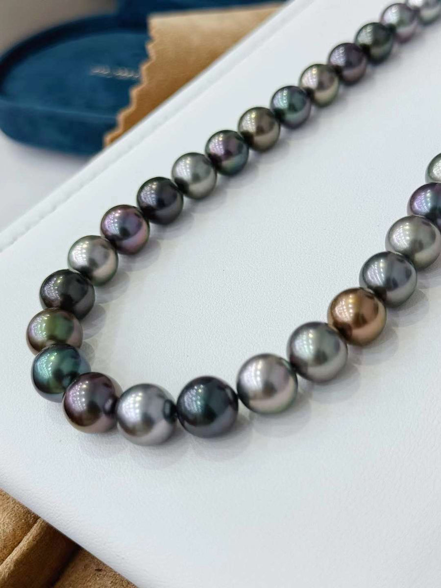 Mixed-Color Tahitian Pearl Necklace