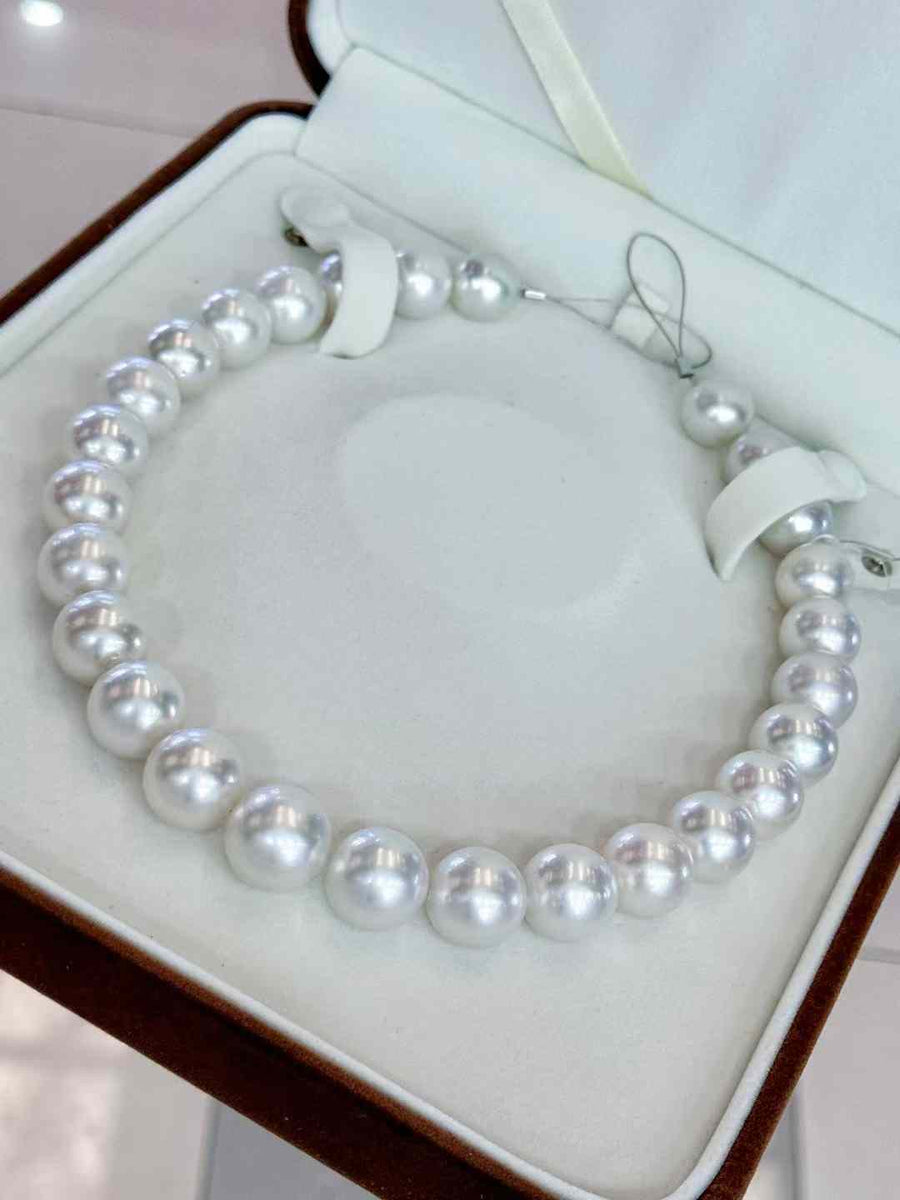 15.2-17.8mm White South Sea Pearl Necklace