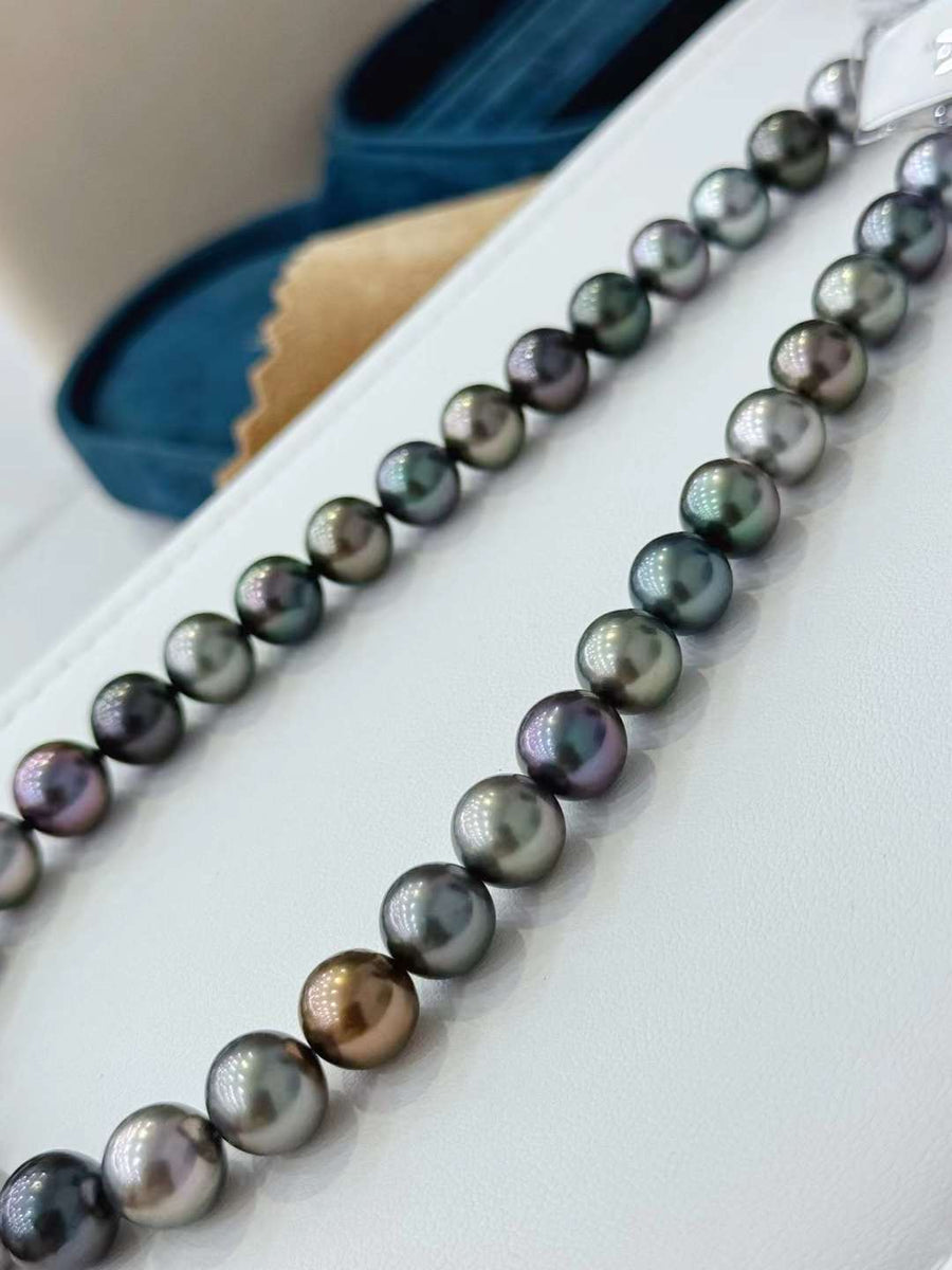 Mixed-Color Tahitian Pearl Necklace