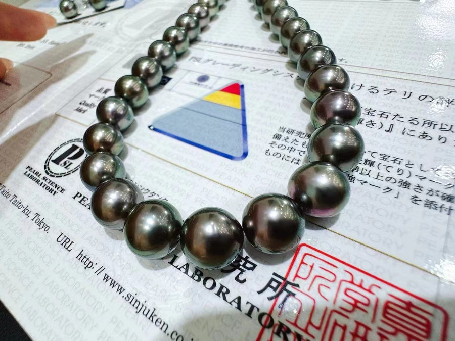 8.1-10.5mm Tahitian pearl Necklace