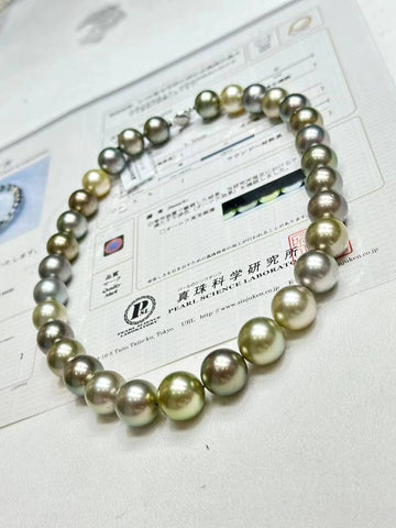 12.6-15.1mm Tahitian pearl Necklace