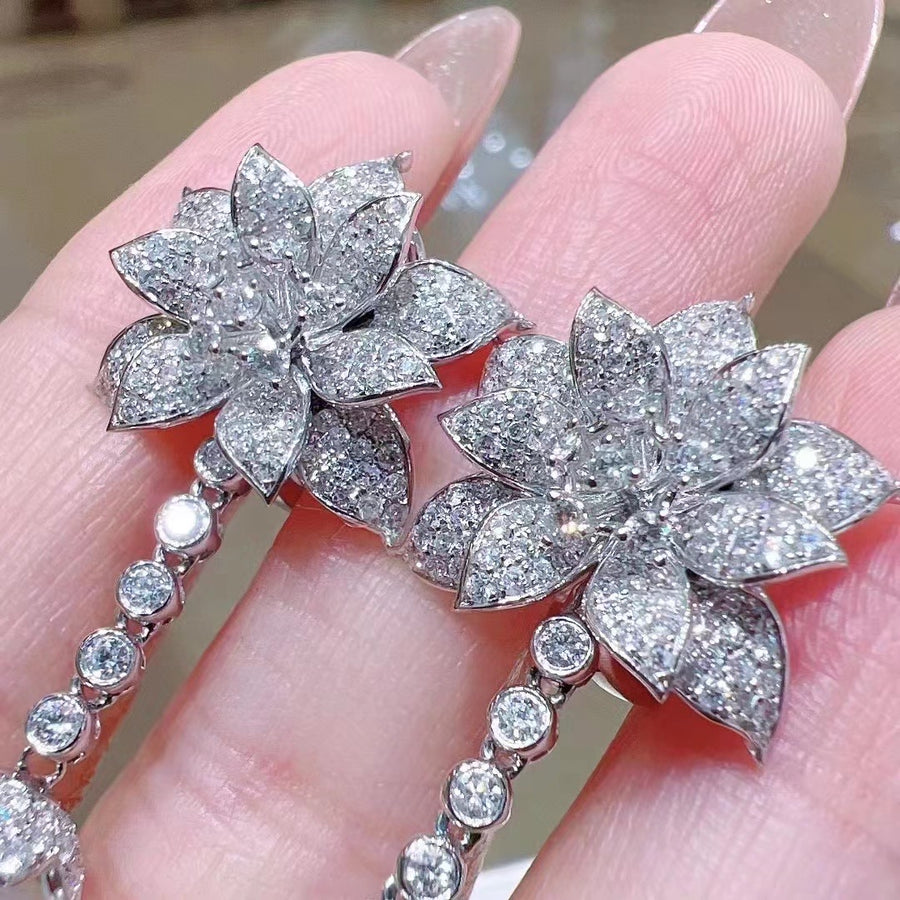 Phoenix | Diamond & South Sea pearl Earrings
