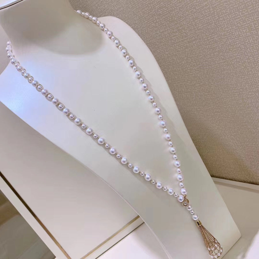 Tahitian/Akoya pearl Necklace