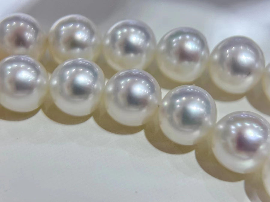 Four Season Colors | 7.5-11.1mm Akoya pearl & Tahitian pearl Necklace