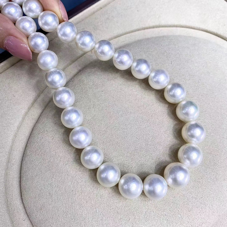Phoenix | 10.1-12.5mm Australian white south sea pearl Necklace