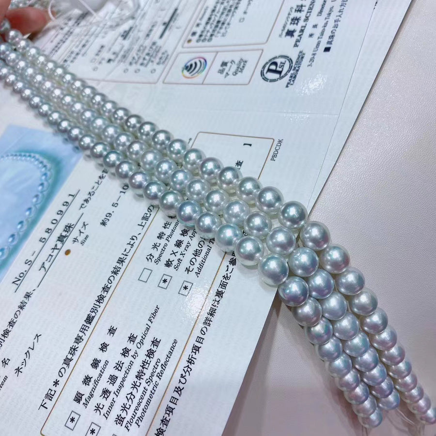 MADAMA | 9.5-10mm Japanese Akoya pearl necklace