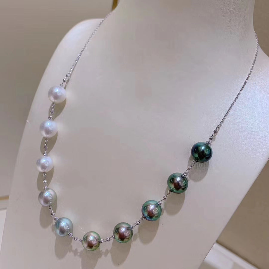 South Sea pearl & Tahitian pearl Necklace