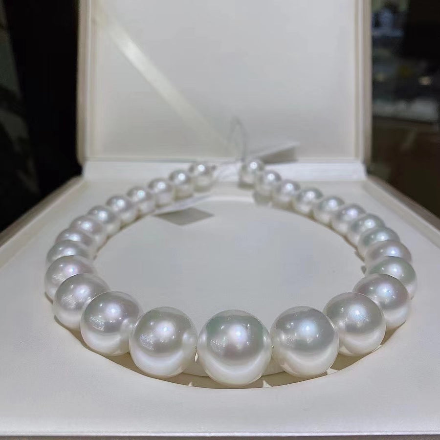 16-18.1mm Australian white south sea pearl Necklace