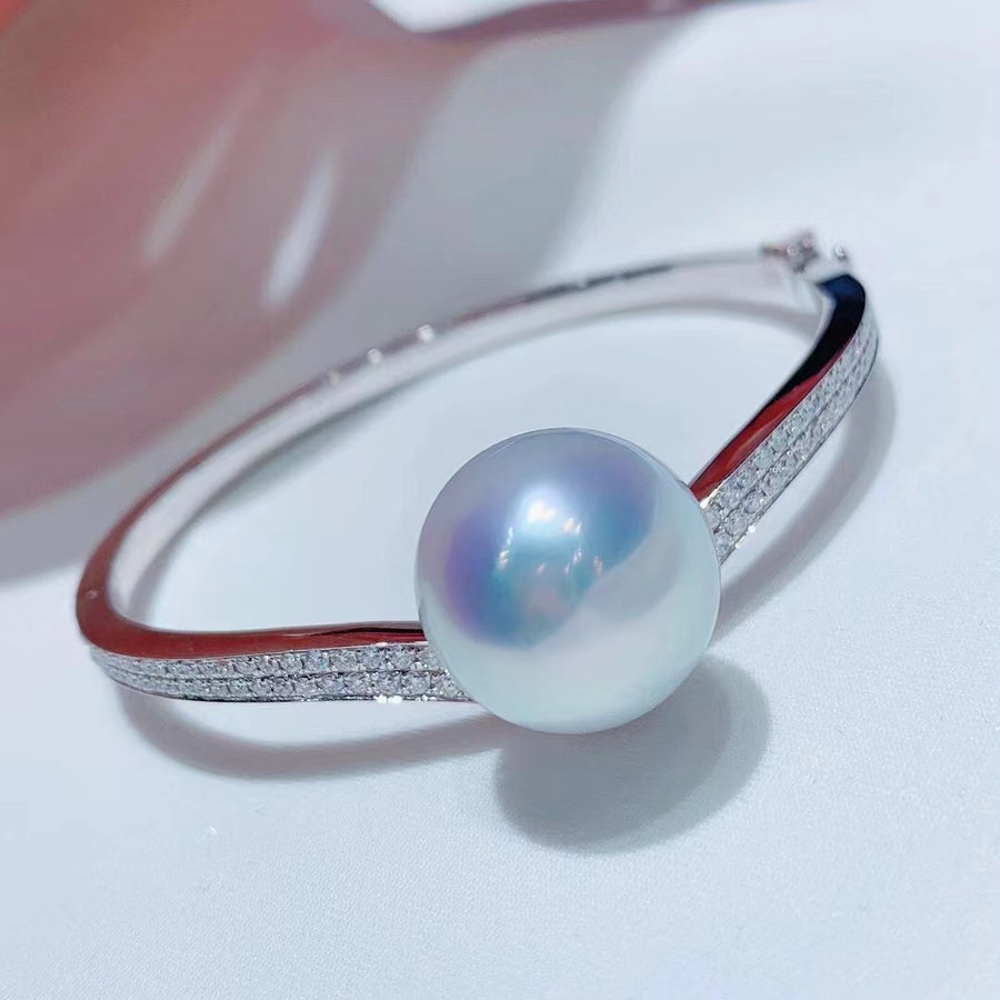 Diamond & South Sea pearl Bracelet