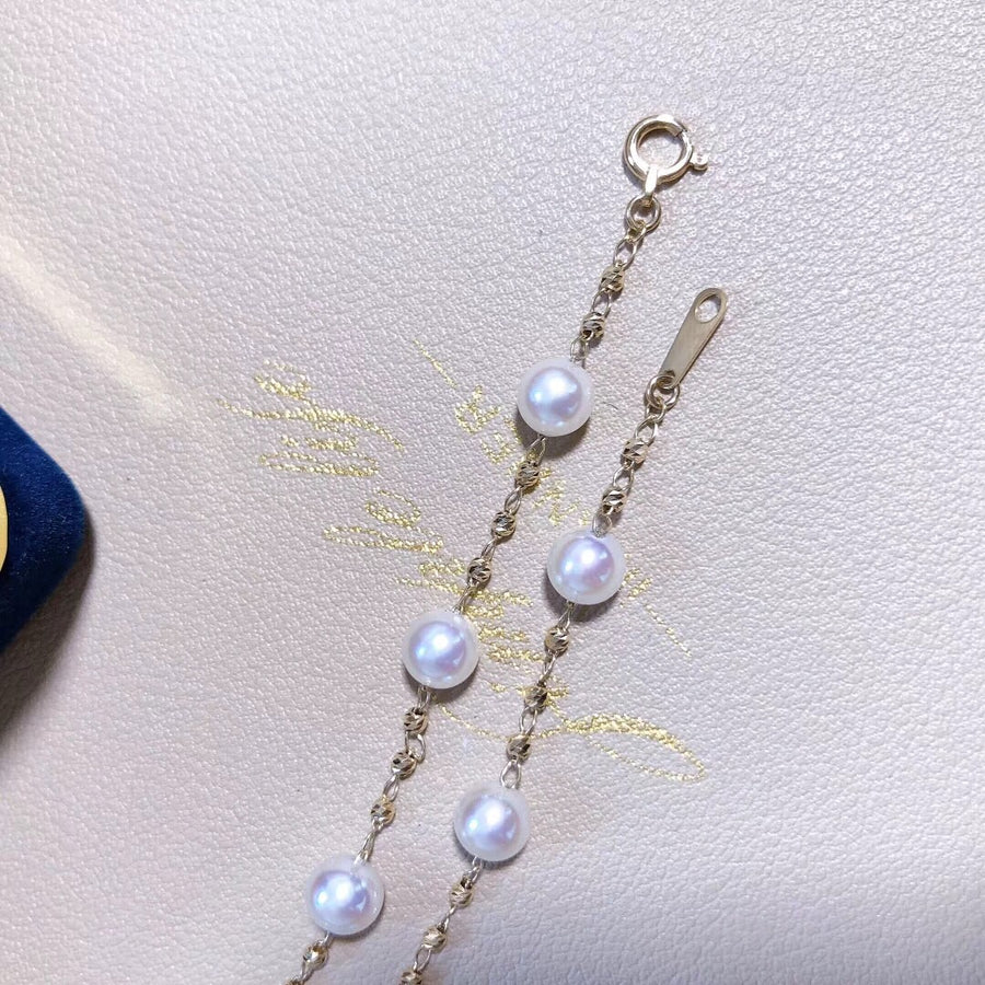 6-7mm Japanese Akoya pearl bracelet