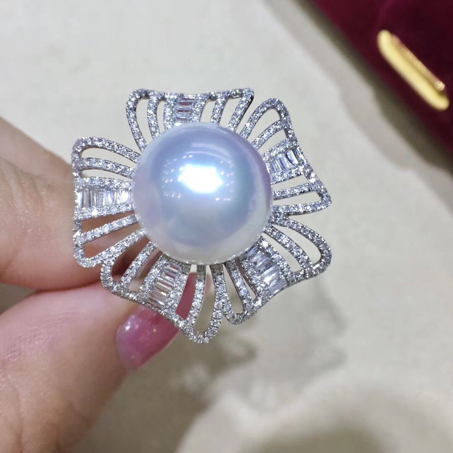 Flower South Sea Pearl Ring/Pendant