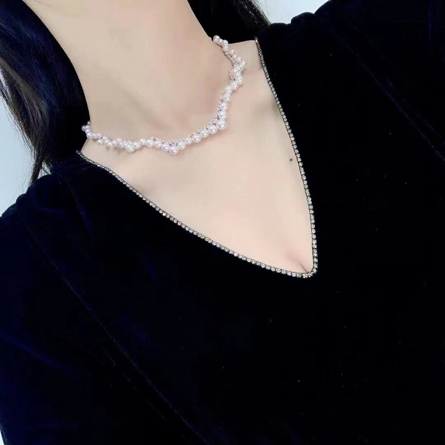 Ten-Nyo | 4.5-7mm Akoya pearl Necklace