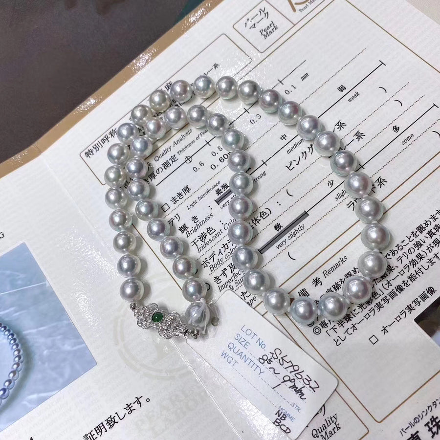 MADAMA Japanese akoya saltwater pearl necklace