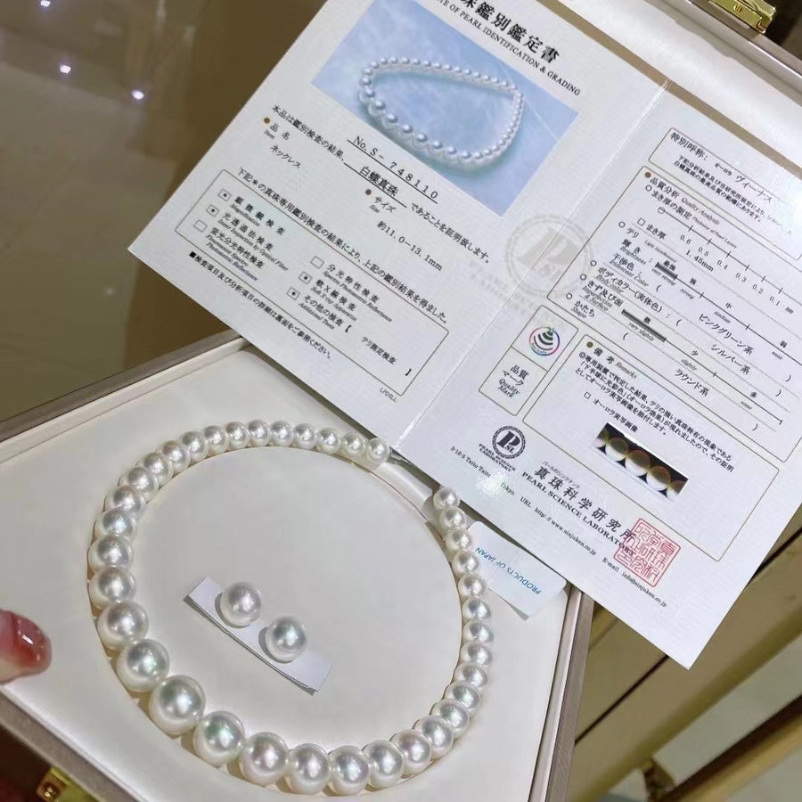 Venus | South Sea pearl Necklace & Earrings Set