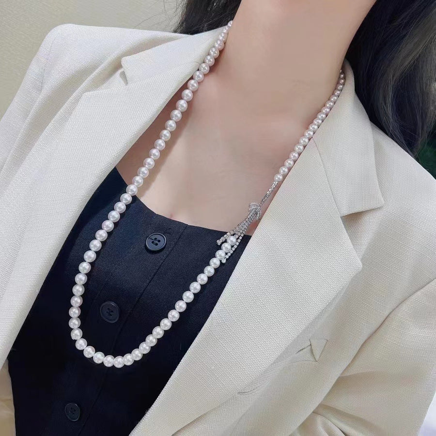 Ten-Nyo | 7-9.6mm Akoya pearl Necklace