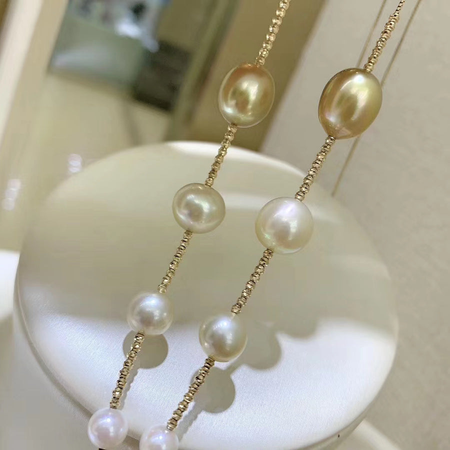 Akoya pearl & South Sea pearl Necklace