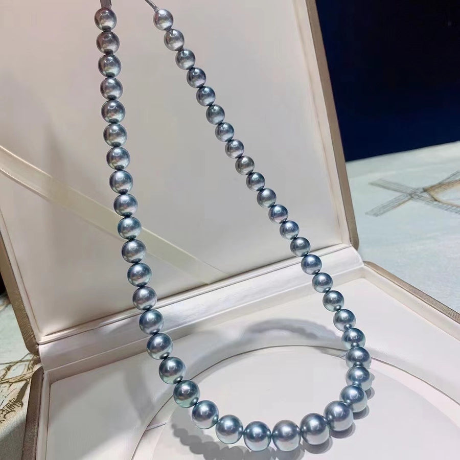 8-11mm Tahitian pearl Necklace – ANNIE CASE FINE JEWELRY