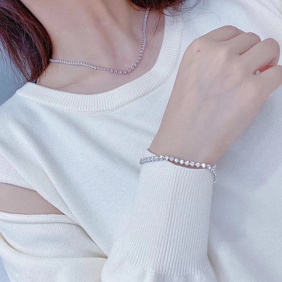 Diamond Bracelet & Necklace