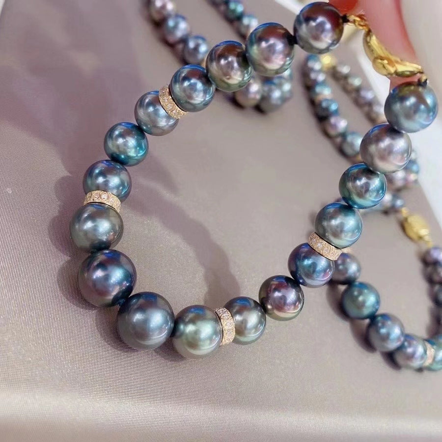 Diamond & Tahitian pearl Bracelet