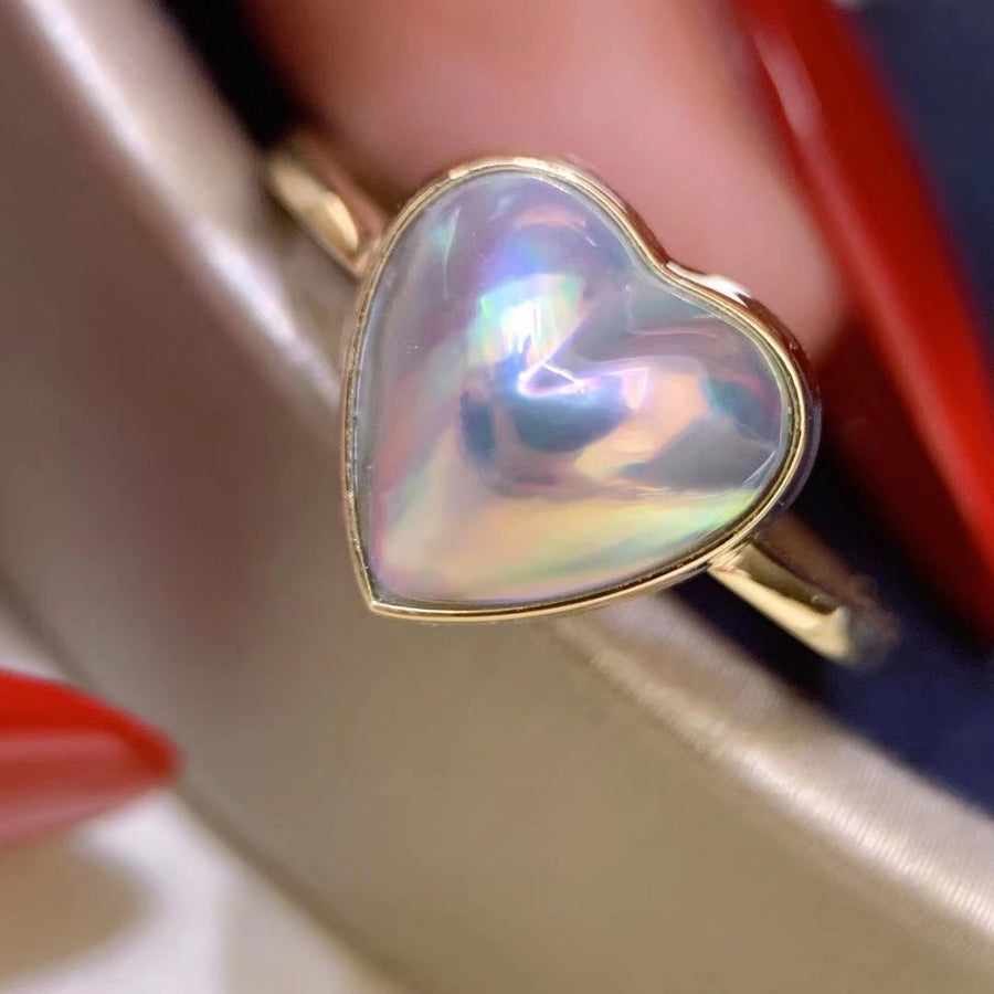 Heart | MABE pearl Ring