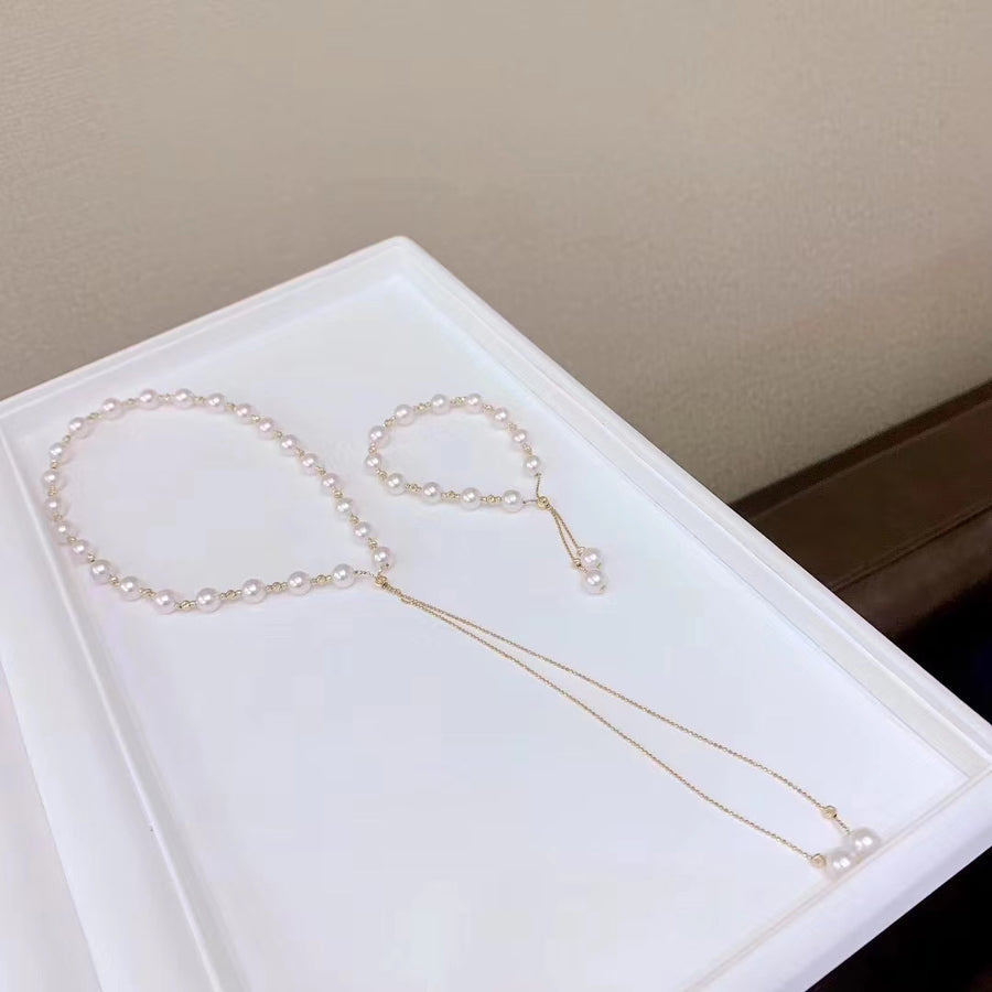 Akoya pearl Bracelet & Necklace
