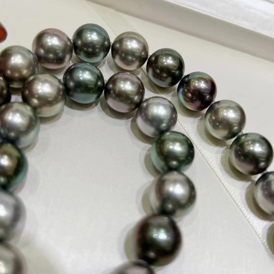 12-12.8mm Tahitian pearl Necklace