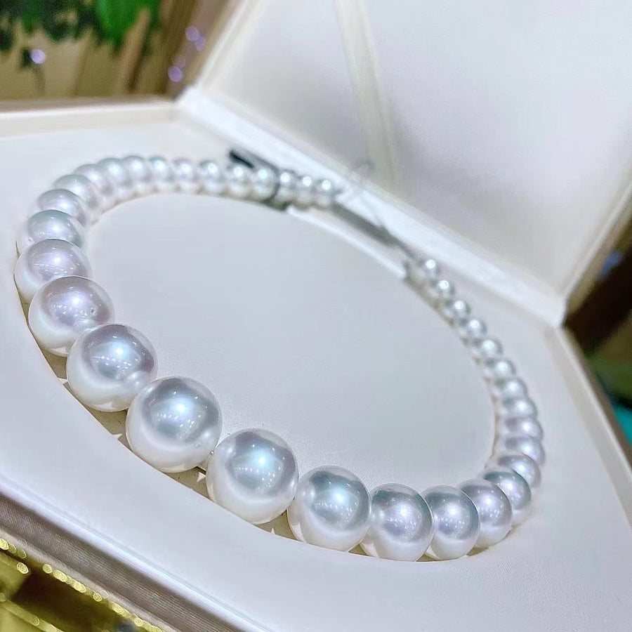 Phoenix | 11-13.7mm Australian white south sea pearl Necklace