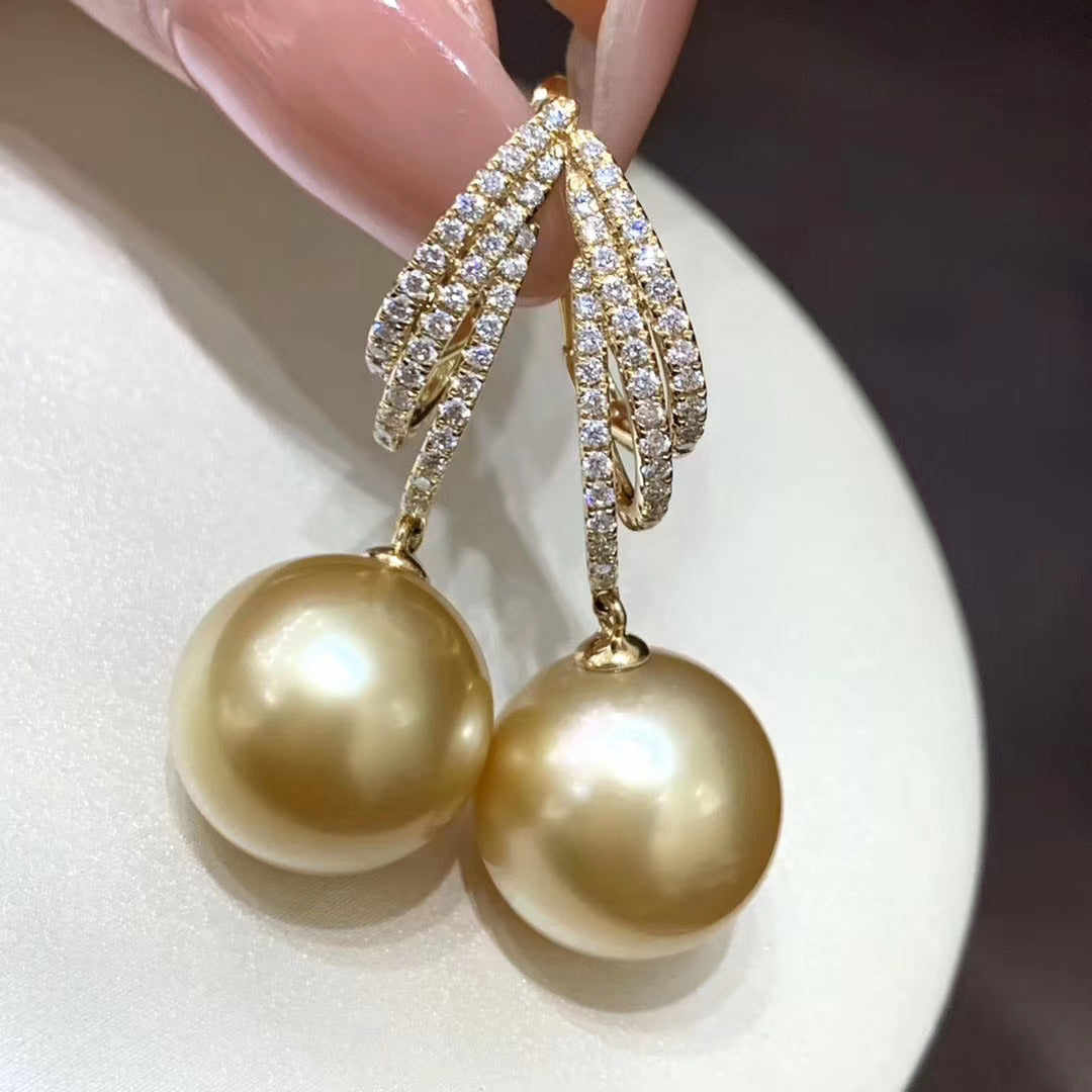 アクセサリー Hirotaka South Sea Pearl Chain Earring image_4438dea3-e3da-45d6-b63d-
