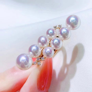 Diamond & Akoya pearl Ring