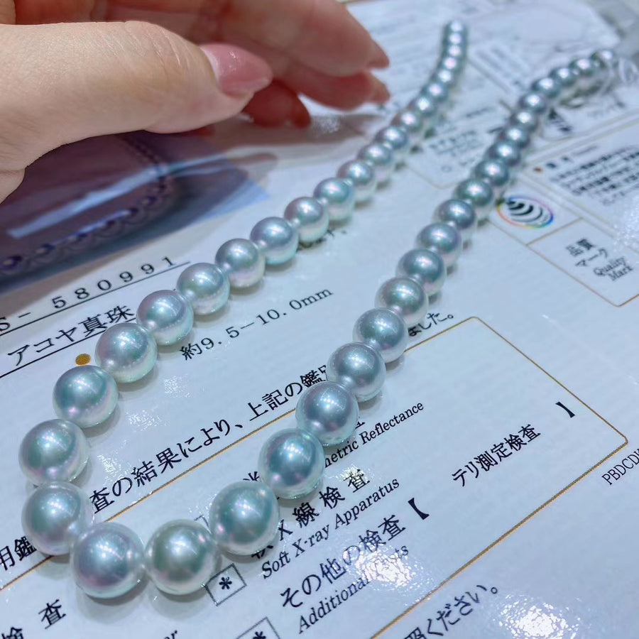 MADAMA | 9.5-10mm Japanese Akoya pearl necklace