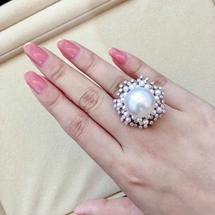 Fireworks South Sea Pearl Ring