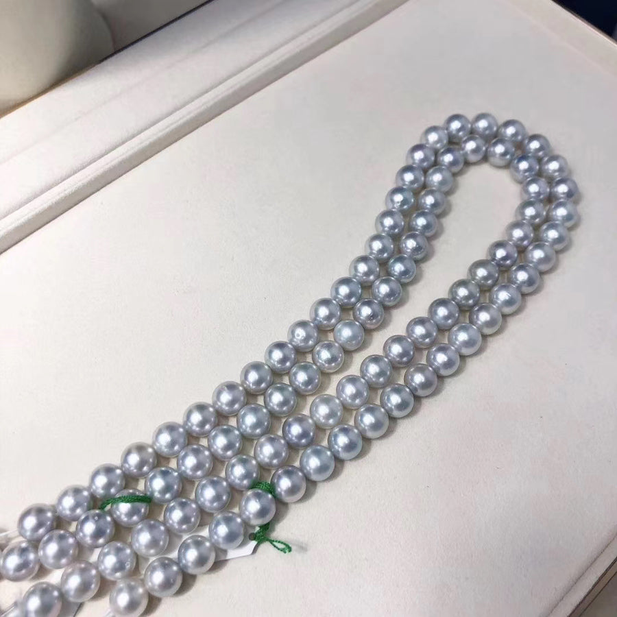 9-9.5mm Japanese Akoya Saltwater pearl Necklace