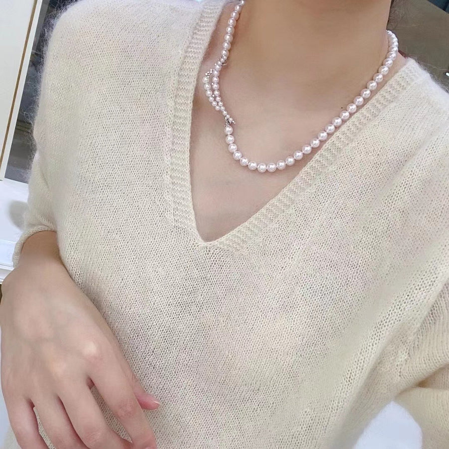 Akoya pearl Necklace & Brooch/Pendant