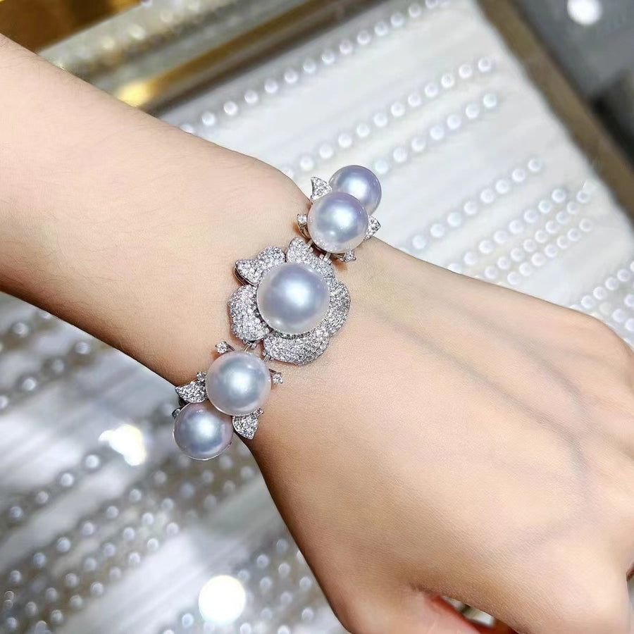 Diamond & South Sea pearl Bracelet
