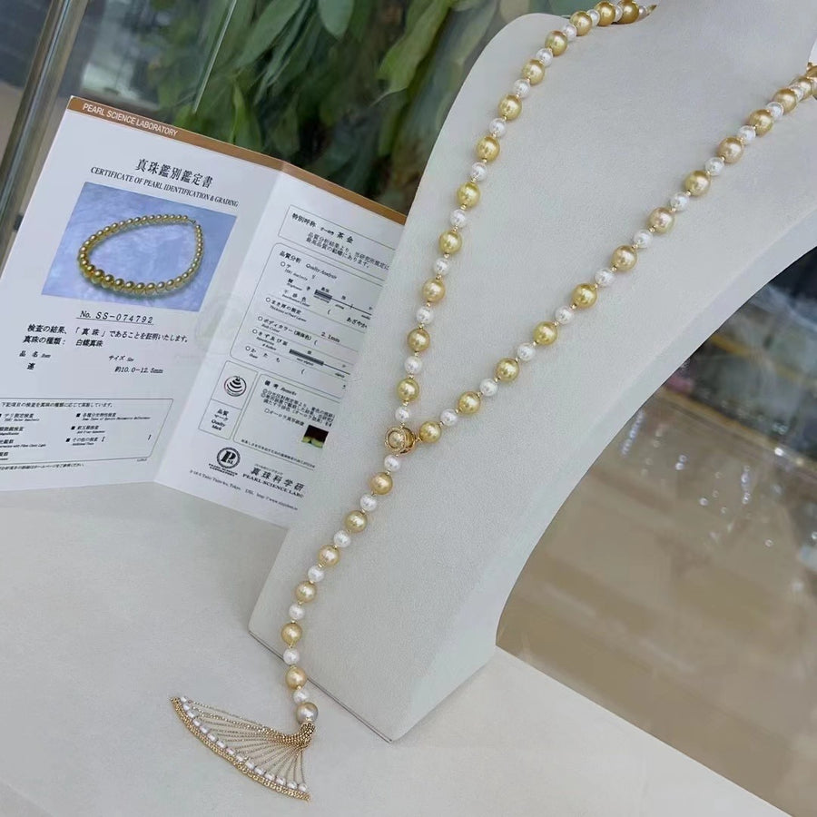 Akoya pearl & South Sea pearl Necklace