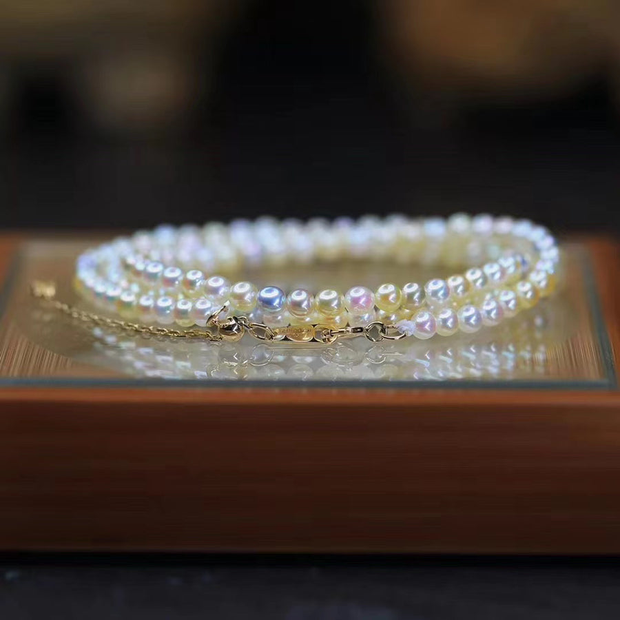 6-7mm Japanese Akoya Saltwater pearl Necklace