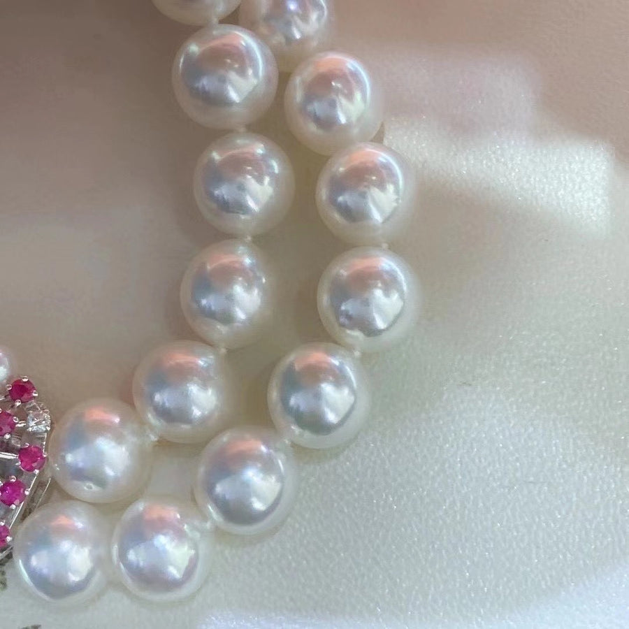 Ruby & Akoya pearl Bracelet – ANNIE CASE FINE JEWELRY