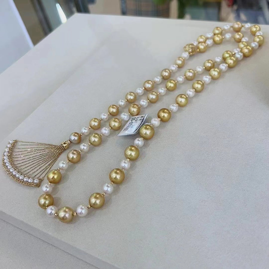 Akoya pearl & South Sea pearl Necklace