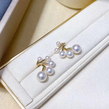 Akoya pearl Ear Studs