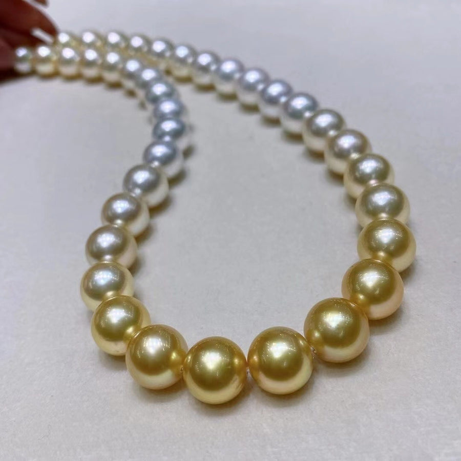 Four Season Colors | 11-11.3mm South Sea pearl Necklace
