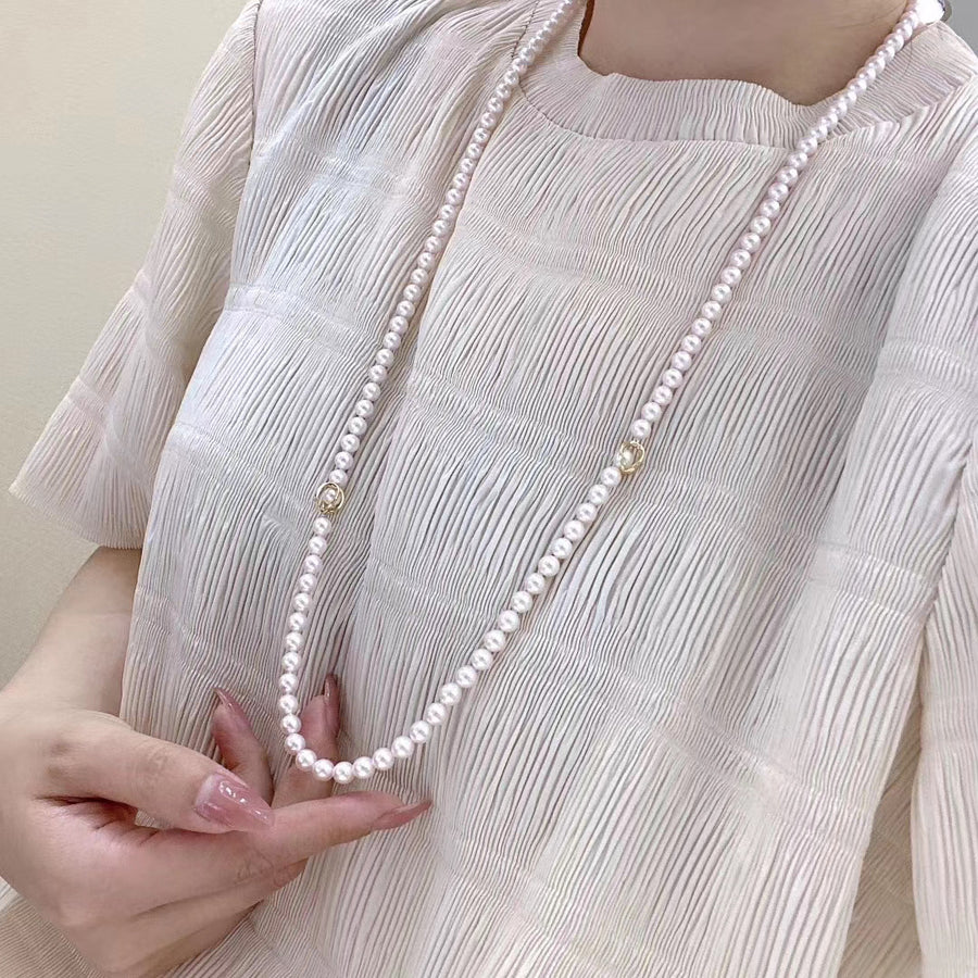 6-6.5mm Japanese Akoya Saltwater pearl Necklace