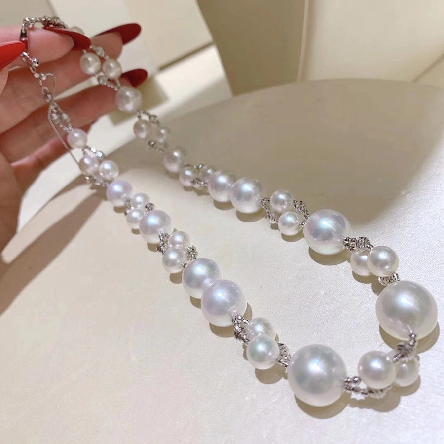 Akoya pearl & South Sea pearl Necklace
