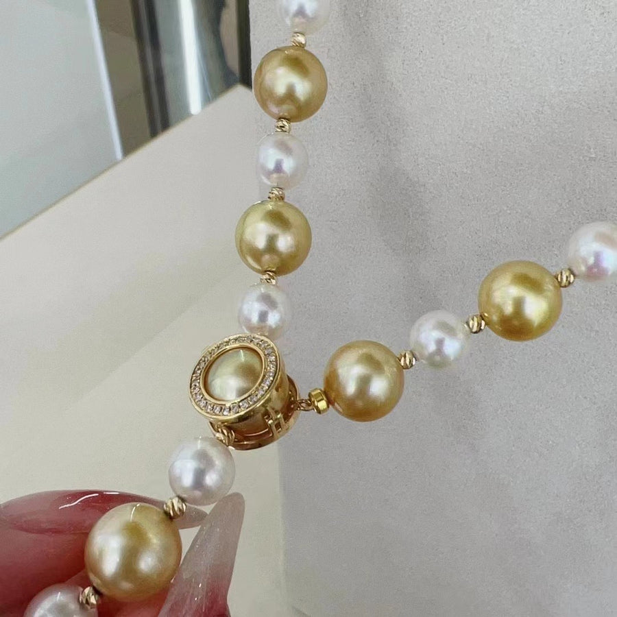 Akoya pearl & South Sea pearl Necklace